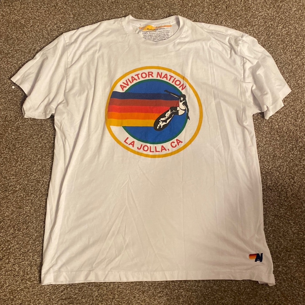 Worn Aviator Nation Tshirt La Jolla, CA